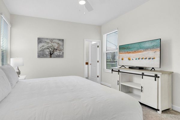 King Suite Bedroom 1 (Angle)
55" Smart TV