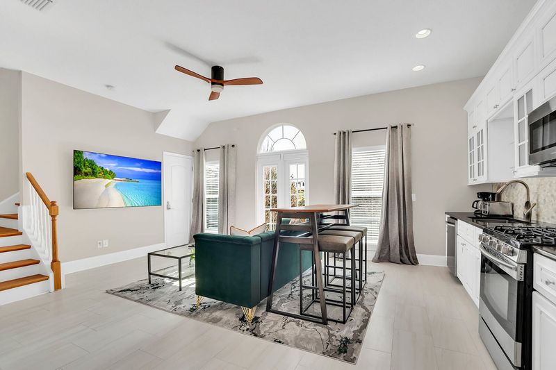 Also on the 2nd floor is the secondary living room and kitchen