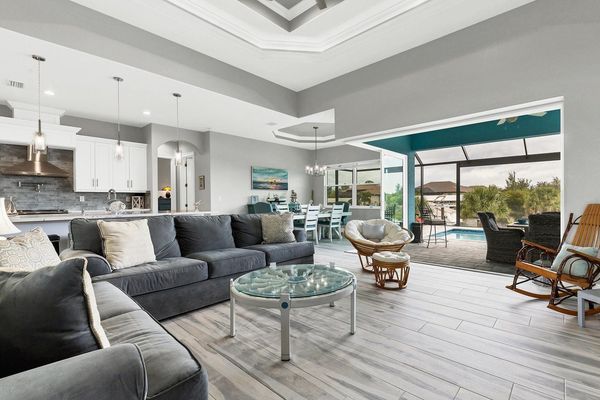 Comfortable seating area in the living room