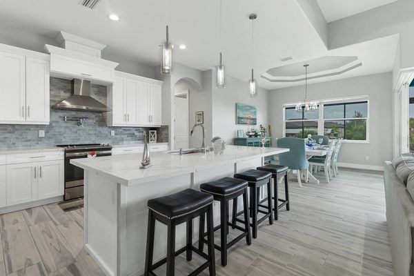 Open kitchen living space