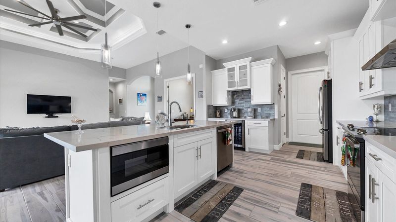 Bright and open kitchen