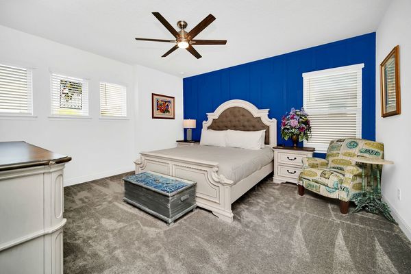 The master suite is located on the 2nd floor