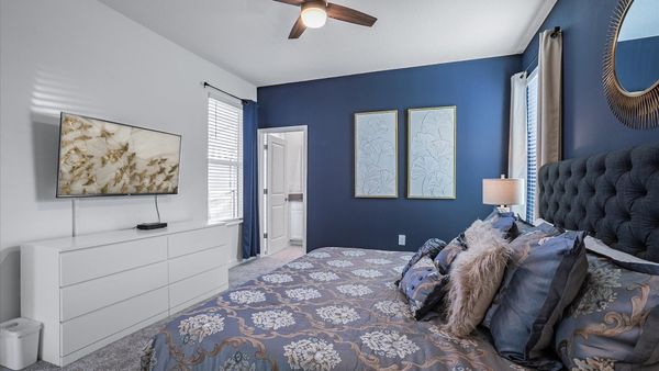 King Suite Bedroom 1 (Angle)
50" Roku TV