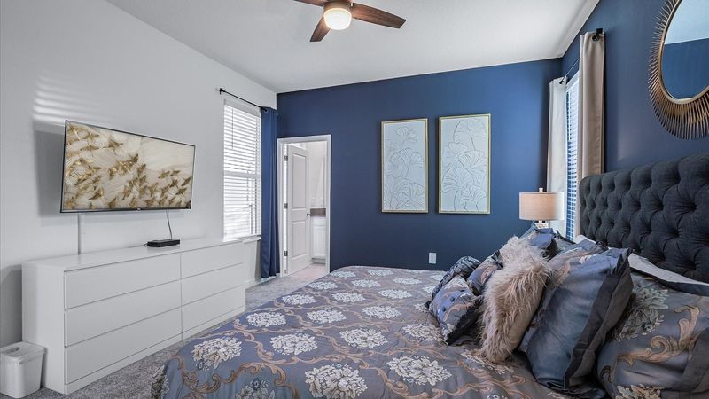 King Suite Bedroom 1 (Angle)
50" Roku TV