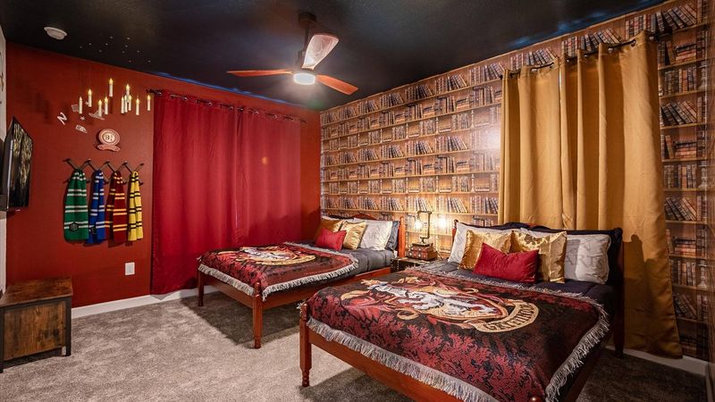 Two Doubles Bedroom 4 Upstairs
Harry Potter Theme
50" Roku TV