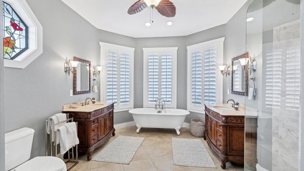 Relax in the garden tub