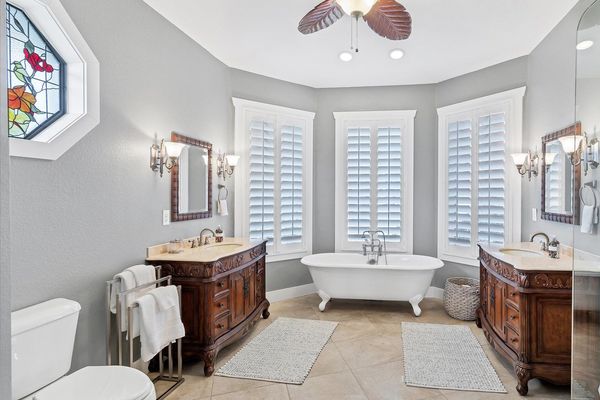 Relax in the garden tub