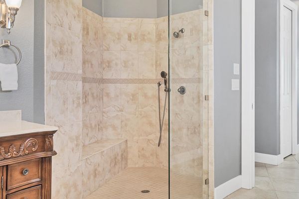 Master bathroom shower