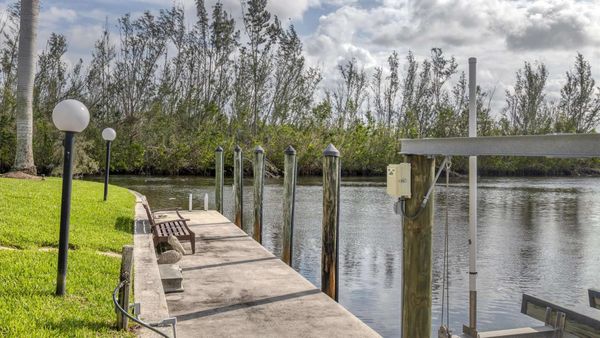 Expansive dock on the canal (Boat lift not available)