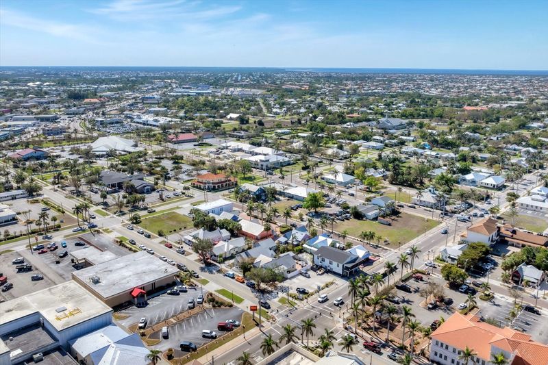 Aerial of downtown including office/loft