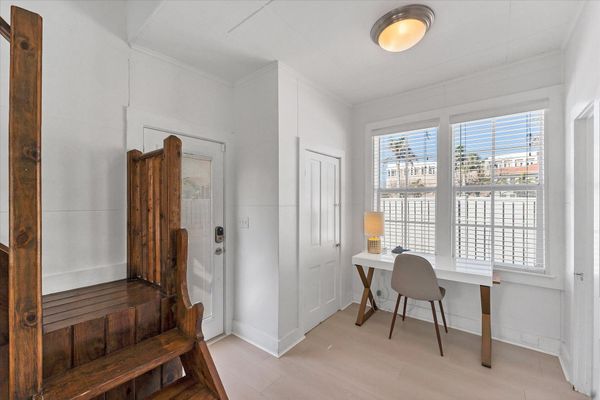 Desk area for remote work