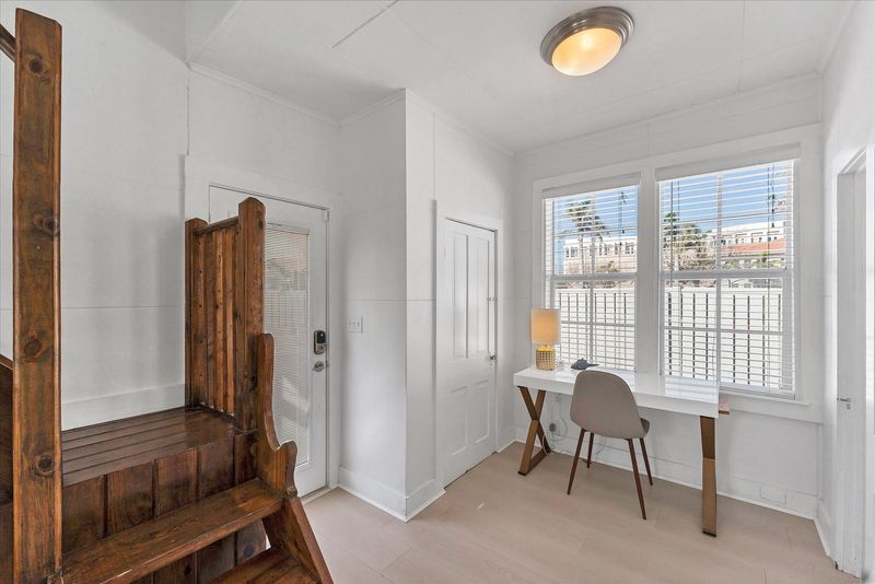 Desk area for remote work