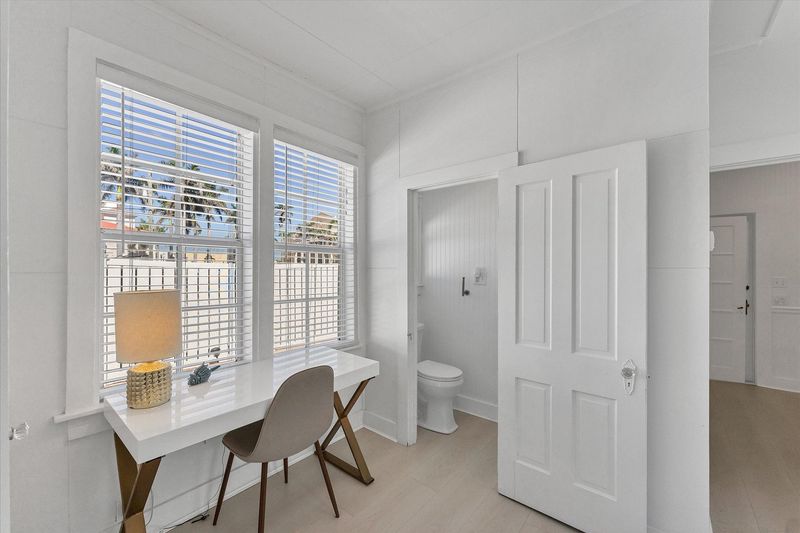 Half bath off of main living space