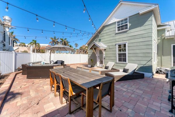 Private outdoor patio seating plus dining, lounges and grill