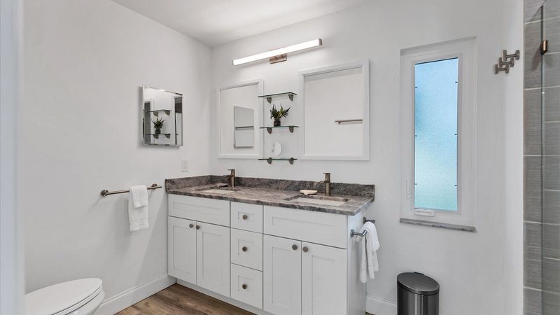 Bathroom #1 with walk-in shower