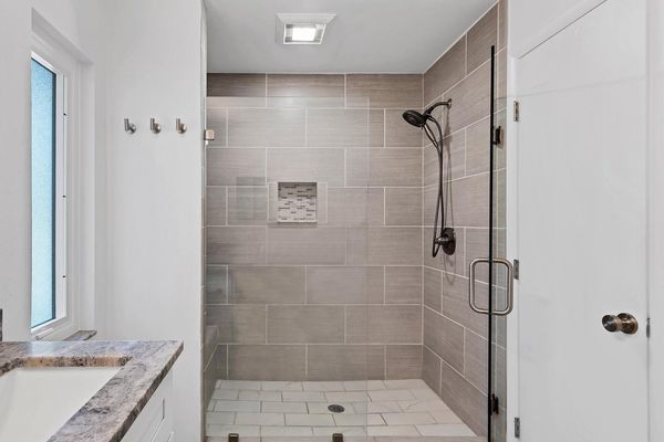 Bathroom #1 with walk-in shower