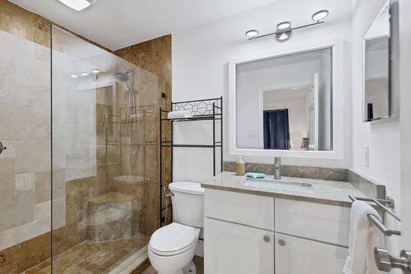 Bathroom #2 with walk-in shower