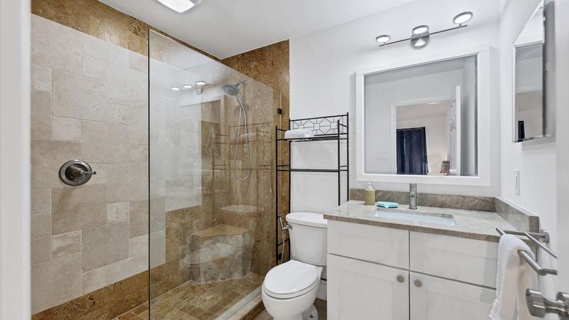Bathroom #2 with walk-in shower