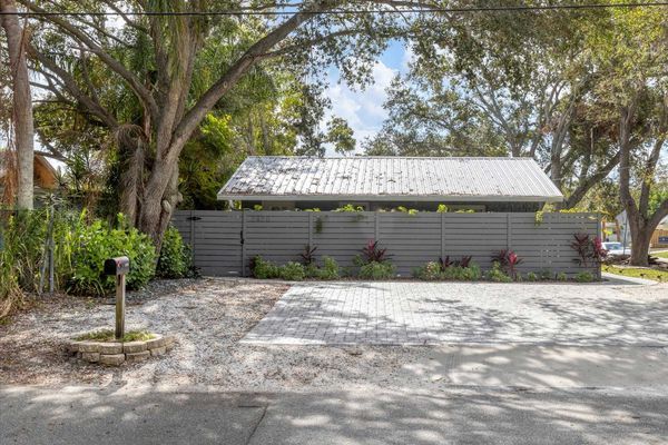 East side of home. Parking for 3