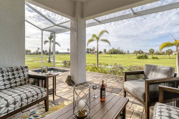 Beautiful lanai overlooking the Saint Andrews South Golf Course