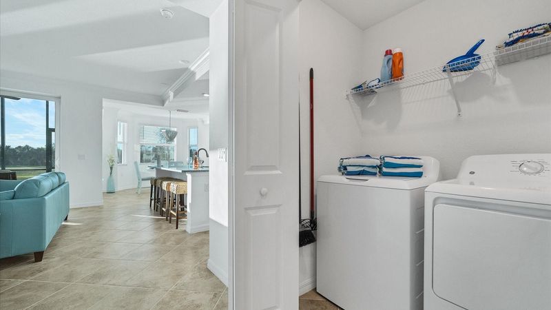 Full Size Washer and Dryer in the unit