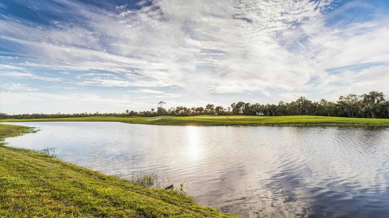 Beautiful Views from the lanai- watch the action on the 11th hole!