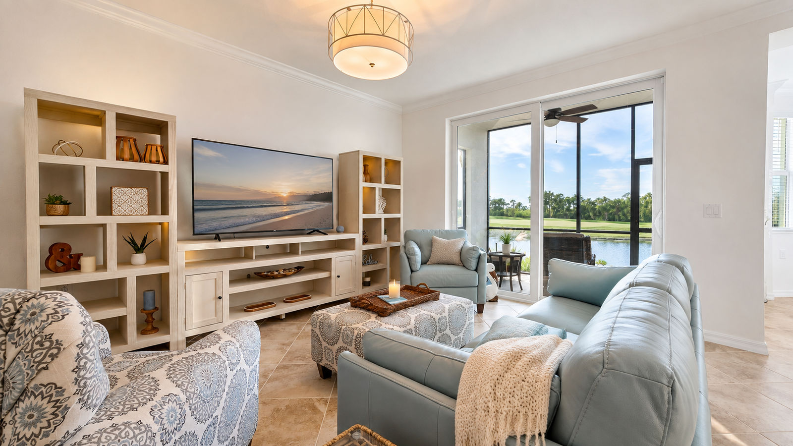 Beautiful Views from this Bright Condo
65 inch smart tv  for streaming