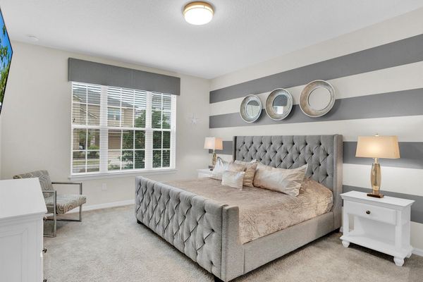 Master King Bedroom 1 Downstairs
Attached Bathroom