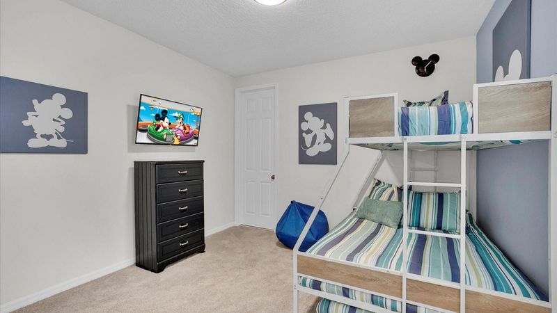 Twin/Double  Bunk + Twin Trundle Bunk  Bedroom 7 (Angle)
43" Roku TV