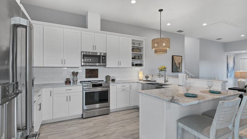 Spacious kitchen with plenty of room to prepare any meal!