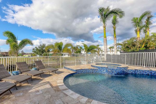 Soak up the sunshine on the pool deck