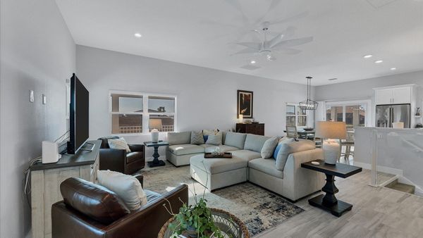 Gather in the large open living room