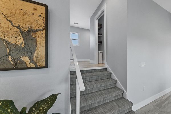 A short trip upstairs to the two master bedrooms