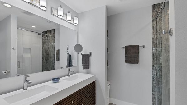 Master bathroom space