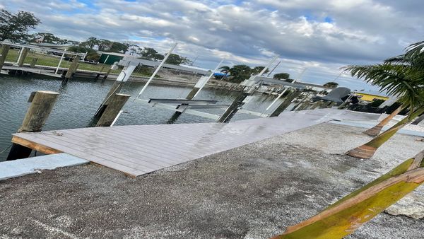 (Boat lift not available)