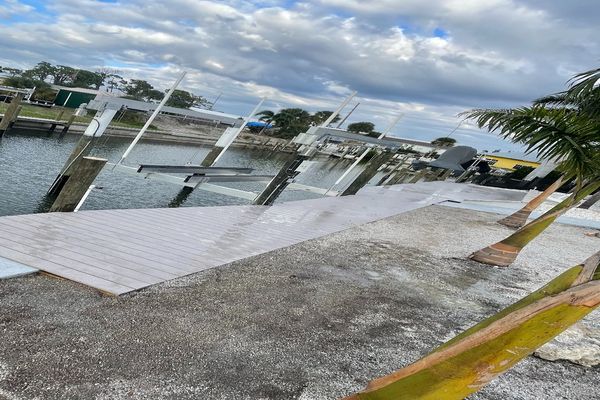 (Boat lift not available)