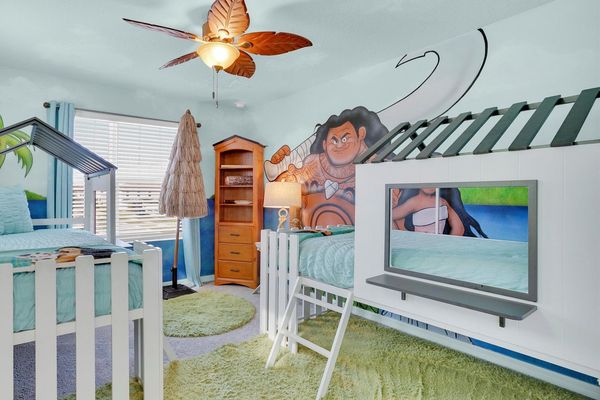 Two Twins Bedroom 5 Upstairs
Moana Theme