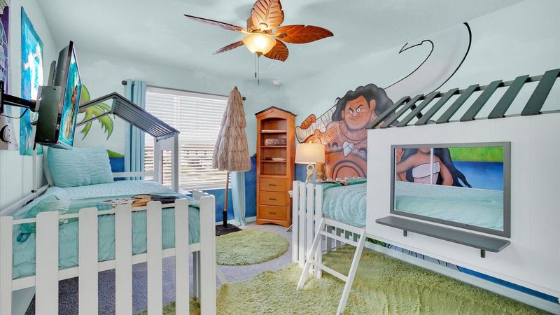 Two Twins Bedroom 5 Upstairs
Moana Theme