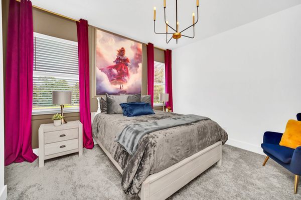 Queen bedroom on the second floor