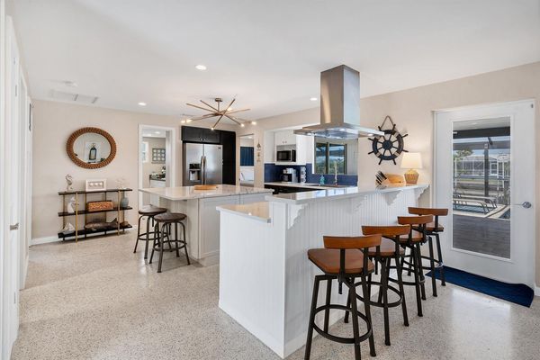 Spacious kitchen area