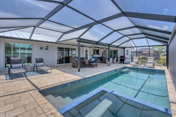 Pool and spa North East facing