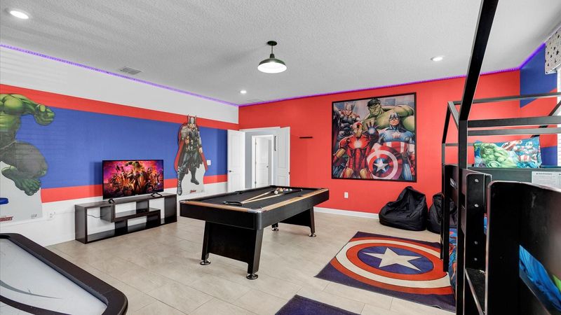Two Twin/Twin Bunks Bedroom Game Room 8 (Angle)