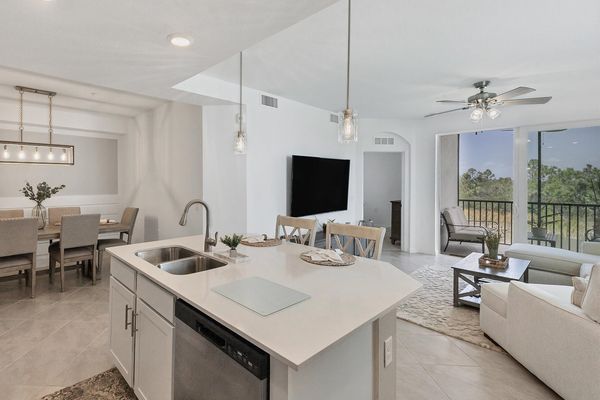 Open floor plan space