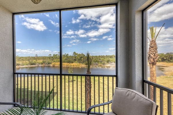 Peaceful Florida views from the balcony