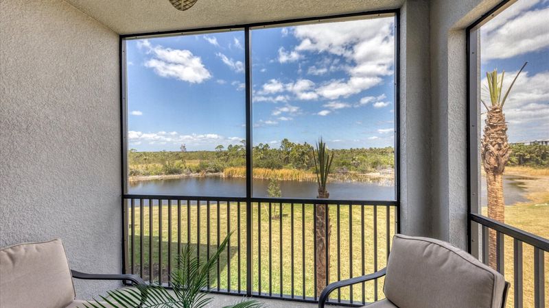 Peaceful Florida views from the balcony