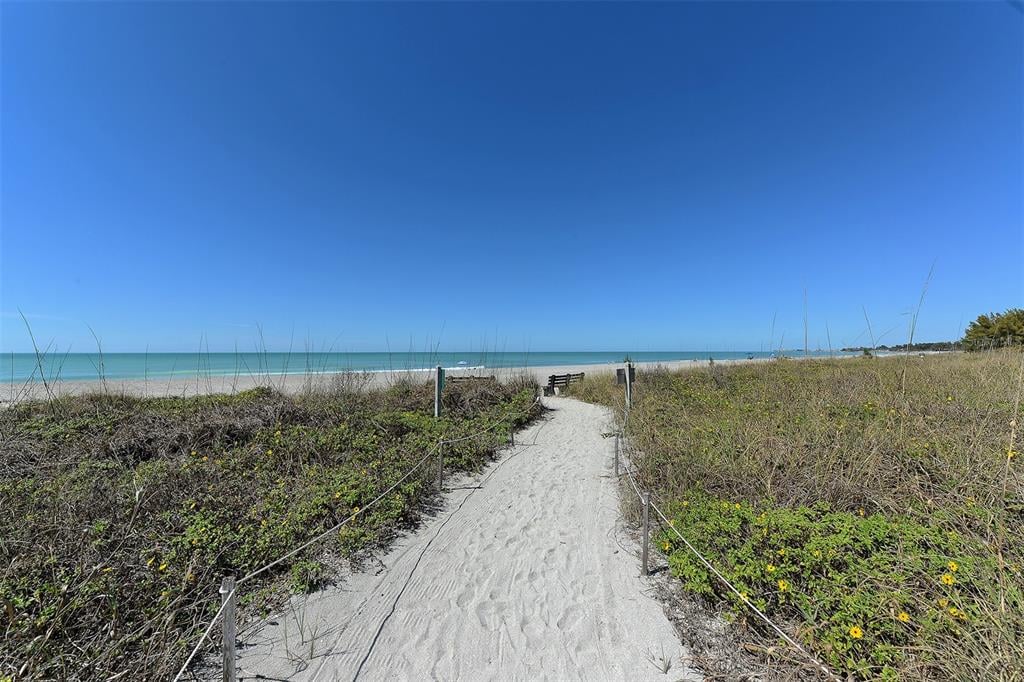 Private beach access to Turtle Beach