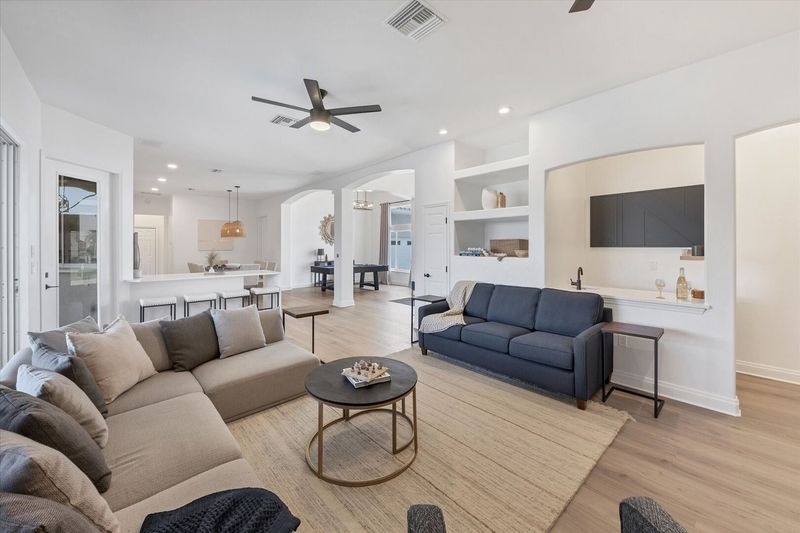 Bright and open living room
