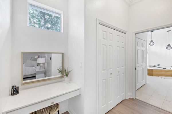 Master bedroom with ensuite bathroom
