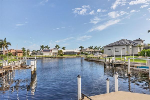 Canal front property in Punta Gorda Isles with dock and water frontage (Boat lift not available)