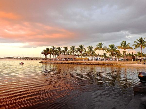 Punta Gorda downtown on Charlotte Harbor